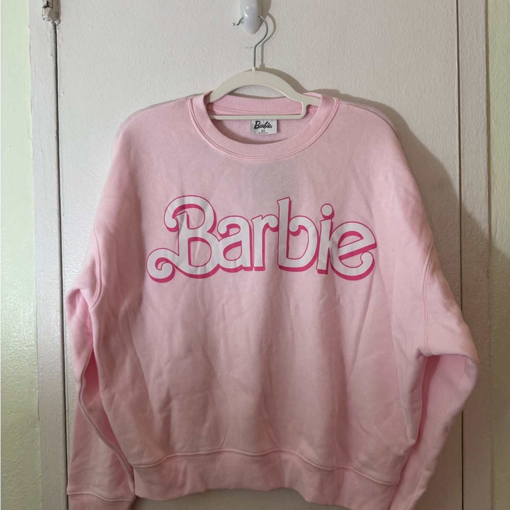 Barbie Pink Sweatshirt XS NWT